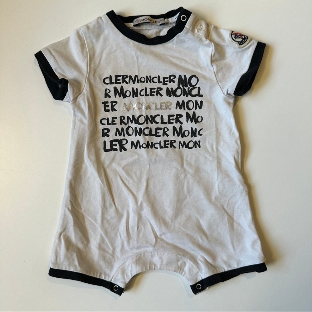 Moncler baby infant baby girl baby boy romper 3-6 months